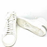 Gucci Ace Men's White Shoe Size 13 High Top Leather Logo Sneakers