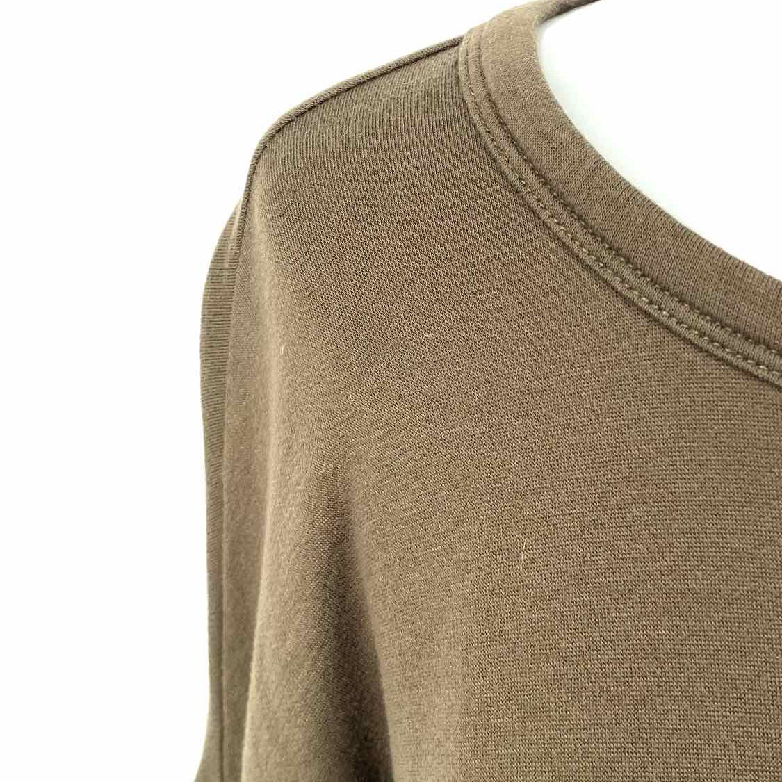 Eileen Fisher Women's Green Size XS Scoop Neck Long Sleeve