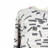 SCOTCH&SODA The Indigo Route Men's Gray Size M Crew Neck Graphics Sweatshirt
