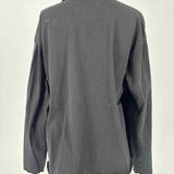 Frank & Eileen Women's Black Size L Collared Long Sleeve