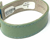 LOUIS VUITTON Limited Edition Mint green Cuff 9.25" Monogram Bracelet