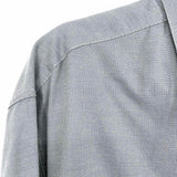 Ermenegildo Zegna Men's Navy White Size XL Stripe Button Down Long Sleeve Shirt