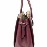 Kate Spade Knott Medium Burgundy Pebbled Tote