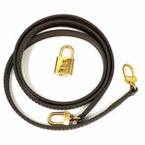 LOUIS VUITTON Alma BB Coated Canvas Brown Top Handle Damier Ebene Crossbody