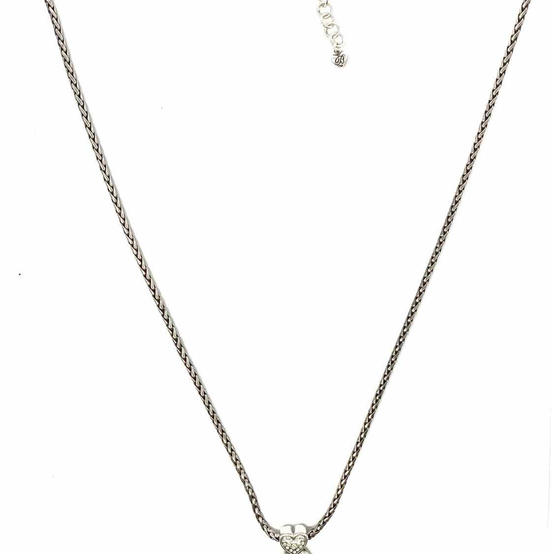 Brighton Silver 28" Charm Holder Necklace