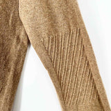 Billy Reid Men's Brown Size M V-Neck Wool Blend Speckled Sweater