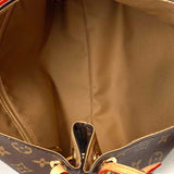 LOUIS VUITTON Gracefull MM Coated Canvas Brown Hobo Monogram Shoulder Bag