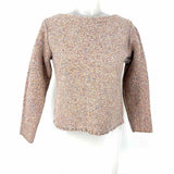 Eileen Fisher Women's Multi-Color Size M Boatneck Wool Blend Knit Sweater