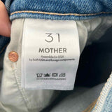 Mother The Twister Skimp Women's Blue Size 31/12 Wide Leg Jeans