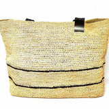 STELLA McCARTNEY Medium Raffia Beige Woven vegan leather Tote