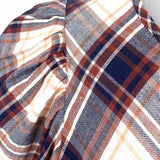 VERONICA BEARD Agnor Women's Navy White Size 4 Long Sleeve Cotton Plaid Dress