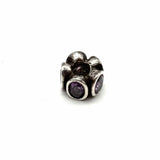 PANDORA 925 Sterling Silver Murano Glass 5 Piece Multi-Color Charm Jewelry Set