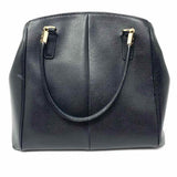 Coach Minetta Black Pebbled Leather Crossbody Tote