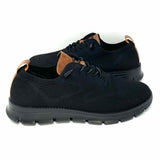 Breeze Men's Black Shoe Size 43/10 Knit Sneakers