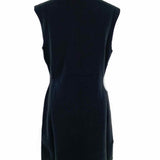 Diane Von Furstenberg Aviva Black White Size M Sleeveless Reversible Dress