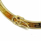 Mia Fiore .925 Sterling 14K GP Geometric Bangle