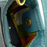 Coach Legacy Ergo Hobo Bag Teal Purse Leather Key Chain