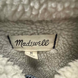 Madewell Men's Blue Size M Button Down Denim Sherpa Jacket