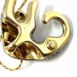 Estate SLC 1980's Jaguar 14K Gold Vermeil 24KGB 24" Necklace