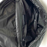 REBECCA MINKOFF Nylon Black Zip Quilted Waist Bag