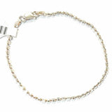Estate .925 Sterling Silver Cube 7" Link Bracelet