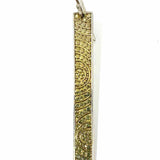 Anna Beck .925 Sterling Two-tone Bar Dangle Earrings