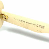LOEWE Anagram Ivory Chunky Sunglasses