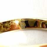 FRIEND & FIRESTONE size 5.5 14K Gold Blue Sapphire Ring