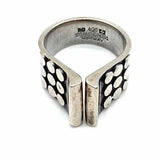 Anna Greta Eker size 5.5 925 Sterling Silver Abstract Dots Ring
