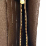 LOUIS VUITTON 2005 Sarah Coated Canvas Brown Flap Damier Ebene Wallet