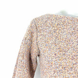 Eileen Fisher Women's Multi-Color Size M Boatneck Wool Blend Knit Sweater