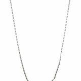 Estate 925 Sterling Silver Spiral Link 22.5" Chain Necklace