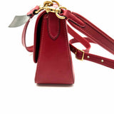 Coach Soft Tabby 26 Red Flap Leather Shoulder Bag