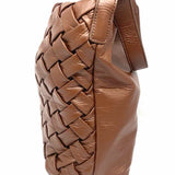 8 Other Reasons Curson Slouch Brown Hobo Woven Shoulder Bag