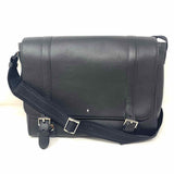 MONT BLANC Leather Black Messenger Bag
