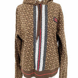 Burberry Women's Brown Size S Hoodie Monogram Sweatshirt