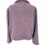 Eileen Fisher Women's Eggplant Size M Collared Tweed Jacket