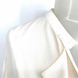 Vince Women's Cream Size XS tunic Silk Long Sleeve