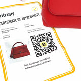 LOUIS VUITTON 2018 Very Top Handle Leather Red Monogram Shoulder Bag