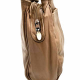 Class Act Vintage Taupe Leather Shoulder Bag