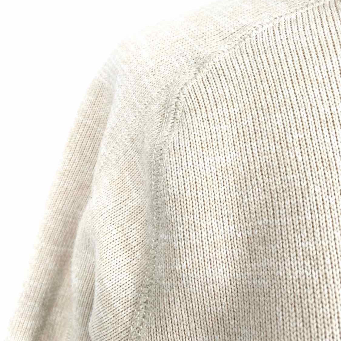 Patagonia Women's Cream Size S 1/4 Zip Knit Pullover Sweater
