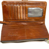 Patricia Nash Brown Bi-Fold Leather Wallet