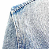 ALLSAINTS Women's Blue Size M Crop Denim Jacket