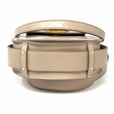 Chloe Small Tess Taupe Saddle Bag O Ring Leather Shoulder Bag