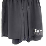 Lululemon 'Team Ride' Pace Breaker M7ANTS Men's Black Size L Mesh Shorts