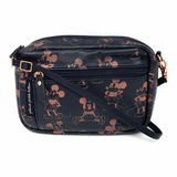 Petunia Pickle Bottom x Disney Black Convertible Mickey Belt Bag & Crossbody