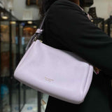 Kate Spade Knott Medium Lavender Pebbled Leather Shoulder Bag