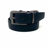 Waist Size 41 Burgundy Black Reversible Belt