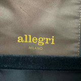 allegri Men's Black Size 44/L Trench Rain Coat