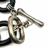 Alice Kuo 925 Sterling Silver Black Chain 21" Necklace